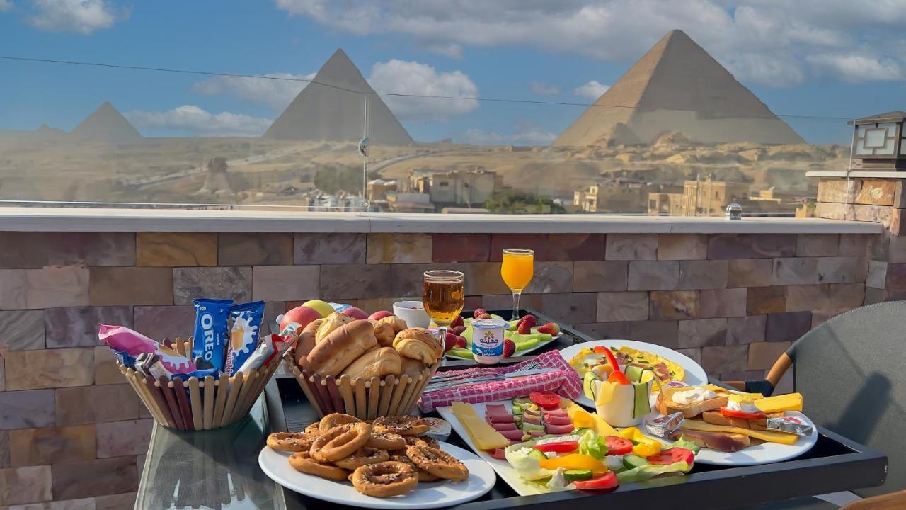 Steps In Pyramids View Hotel Kafret el-Gabal Eksteriør billede